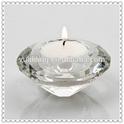 Crystal Candle Diamond Tealight Holders For Holiday Decoration